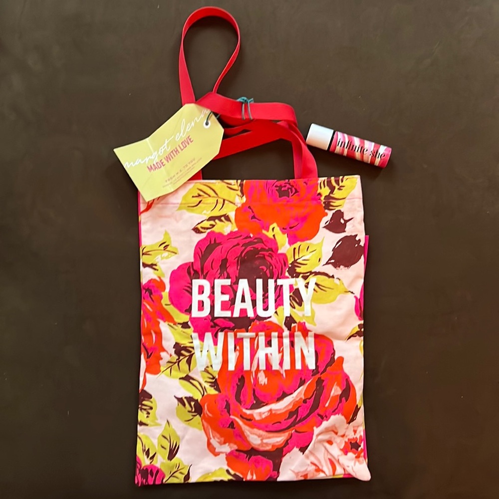 Margot Elena Infinite She Tote and Lip Balm NEW